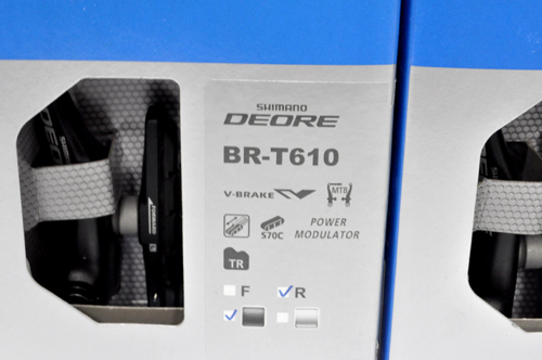 【BR1242】SHIMANO DEORE BR-T610 Vブレーキセット未使用品