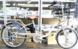 店頭引き取りのみ【K414】KAIHOU SUISUI電動アシスト自転車 前20/後24型 外装6段変速 中古品