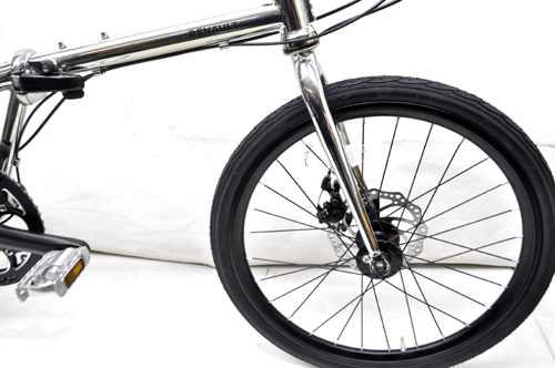【K479】RENAULT CHROMOLY 207 20インチ 折りたたみ自転車中古微走行