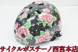 【18P746】nutcase ヘルメット サイズS(52～56cm) Rosey Dots 未使用品