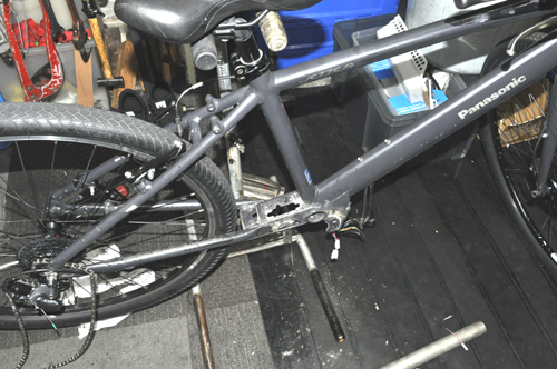 【K495】Panasonic  JETTER クロスバイク 電動アシスト自転車レストア車