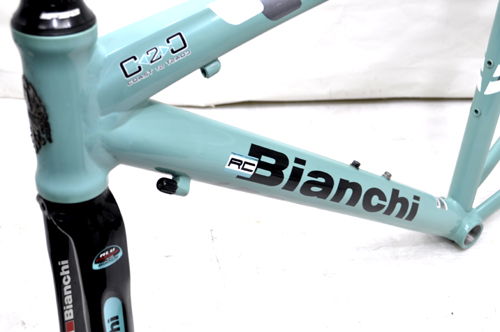 【FR4519】BIANCHI VIANIRONE7 ロードフレームセット 中古極上品!